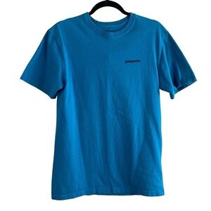 PATAGONIA Men’s Grecian Blue P6 Loho TshirtTee